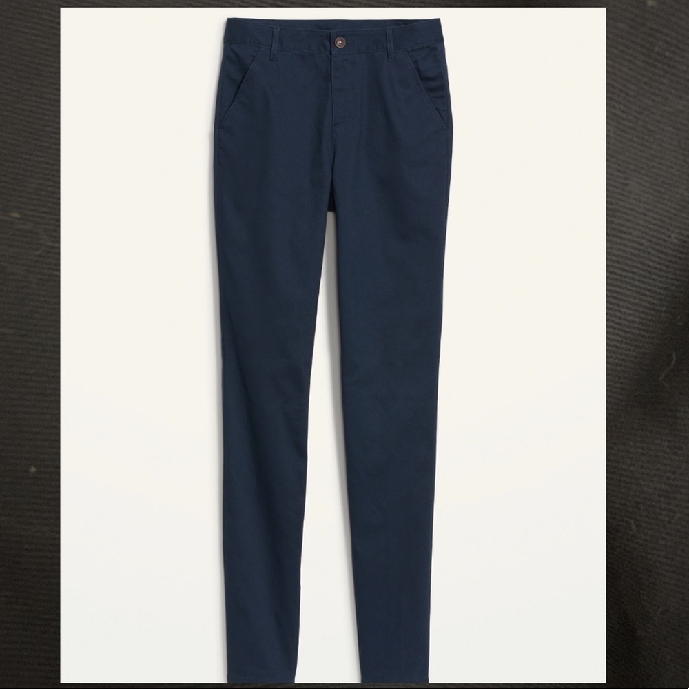 NWOT Ink Blue High Waisted Full Length Skinny Pants